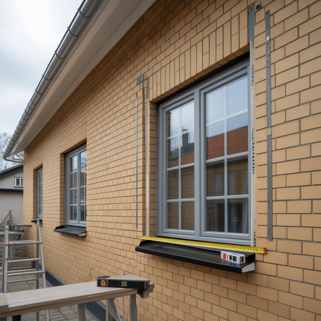 byta fonster i tegelhus matning infastning och kostnad