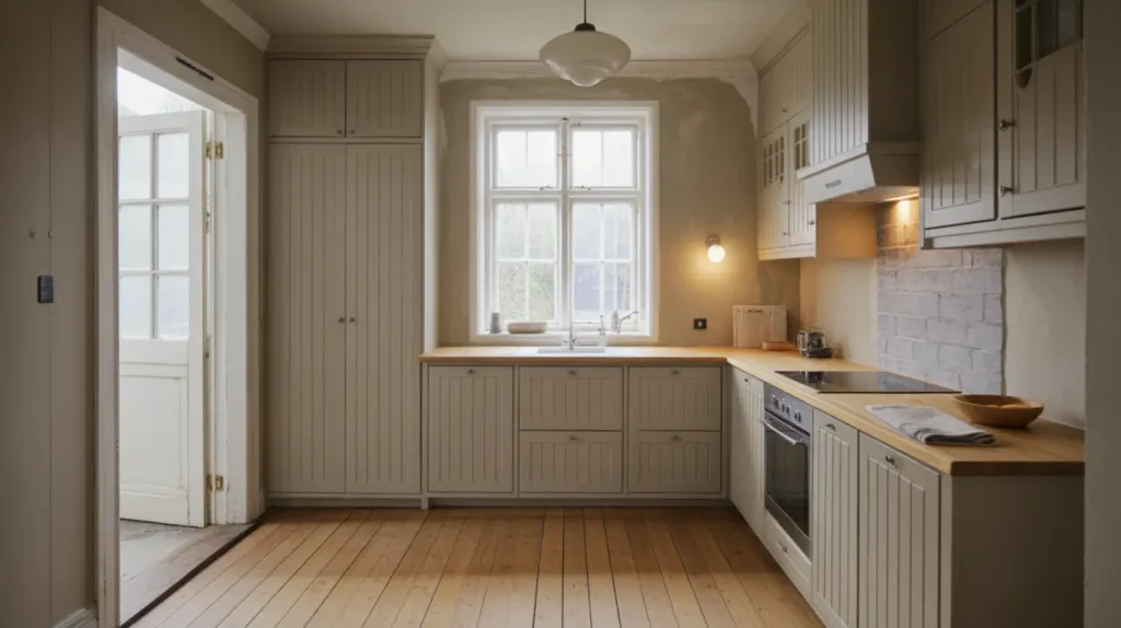 k ksrenovering med platsbyggda sk p och nya ytskikt i djursholms ekeby djursholm
